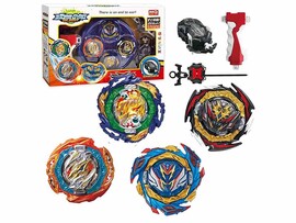 Набор волчков "Storm Gyro. Burst" 4 шт с запуском 32*22 см в кор. 1854 доставка оптом в Донецк