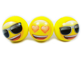 Мяч фомовый «Смайл» 6 см (12шт/уп) T06-480 доставка оптом в Донецк