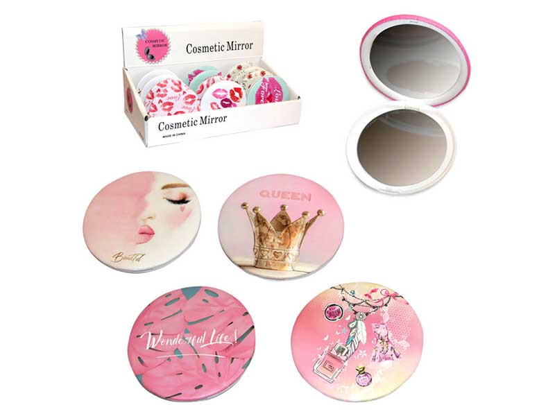 Зеркало складное "Гламур" 7 см, ассорти. Арт. Р14193-1(15)