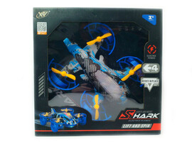 Машина на бат. «Акула» (свет, звук, пропеллеры) 28*28*8 см в кор. 655-32 доставка оптом в Донецк