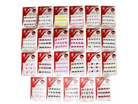 Наклейки для ногтей "French" 6,5*13 см, ассорти. Кн295