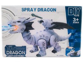 Дракон на бат. (свет, звук, пар, стреляет копьями) 28*18*10 см в кор. 22858B доставка оптом в Донецк