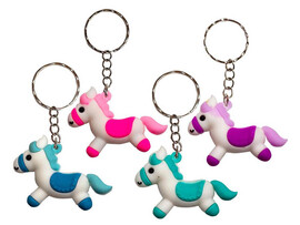 Брелок "Лошадка" ПВХ, цв. микс. Кбр490 (кратно 12)