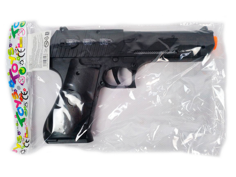 Донецк игрушка оптом Пистолет на бат. (свет, звук) 23 см в пак. BL2301
