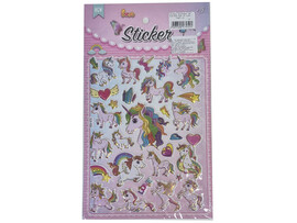 Наклейки "Единороги" 14*24 см, ассорти. YLD-025/026