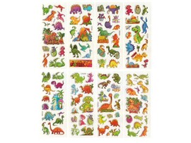 Наклейки "Дино" 17*7 см, ассорти. Р307-17