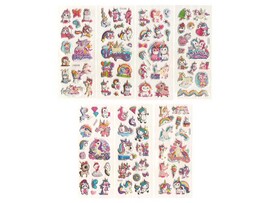 Наклейки "Единорог" 17*7 см, ассорти. Р307-18