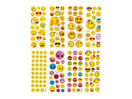 Наклейки "Смайлы" 17*7 см, ассорти. Р307-21