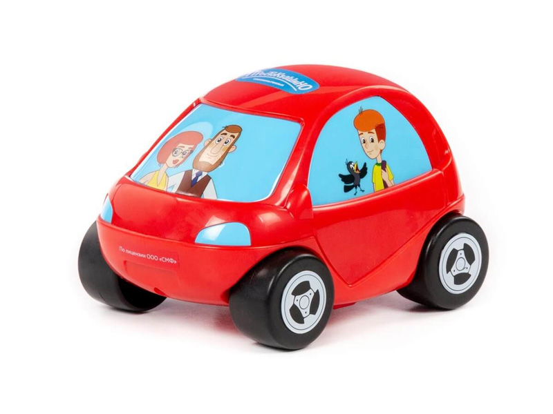 Донецк игрушка оптом Автомобиль "Простоквашино" "Жук" 13 см в сеточке