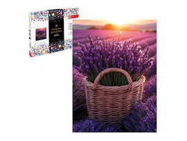 Алмаз. моз. 30*40 см, с подр., полн. зап. Корзина с лавандой. Арт. 70844