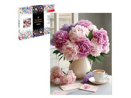 Алмаз. моз. 30*40 см, с подр., полн. зап. Букет пионов. Арт. 70845