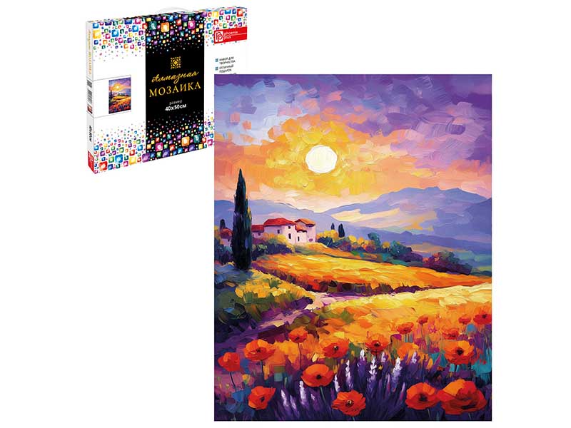 Алмаз. моз. 40*50 см, с подр., полн. зап. Тоскана. Арт. 70860