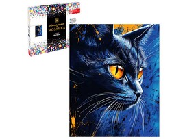 Алмаз. моз. 40*50 см, с подр., полн. зап. Синий кот. Арт. 70862