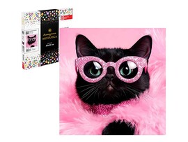 Алмаз. моз. 30*30 см, с подр., полн. зап. Гламурная кошечка. Арт. 71399