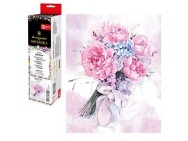 Алмаз. моз. 20*25 см, без подр., полн. зап. Букет невесты. Арт. 65536