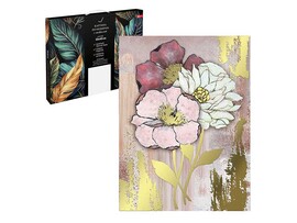 Картина по ном. на холсте 30х40 см с поталью Цветы. Арт. 67968