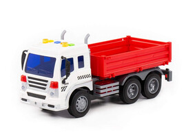 Автомобиль бортовой "Сити" 26 см инерц. (свет, звук) красный в коробке доставка оптом в Донецк