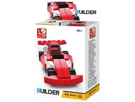 Конструктор Sluban "Гоночная машина" 48 дет., 9*16 см в кор. M38-B0597D