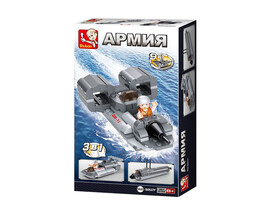 Конструктор Sluban "Катер", 101 дет., 14*23 см в кор. M38-B0537F