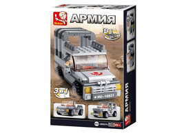 Конструктор Sluban "Машина", 110 дет., 14*23 см в кор. M38-B0537A