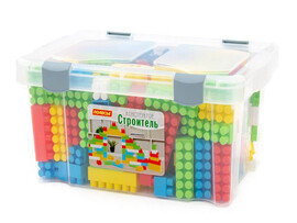 Конструктор "Строитель" 174 эл. в контейнере доставка оптом в Донецк