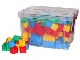 Конструктор "Беби" 132 эл. в контейнере доставка оптом в Донецк