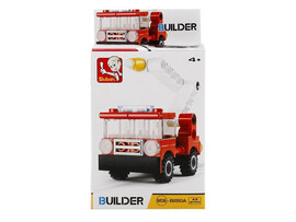 Конструктор Sluban "Пожарная машина" 43 дет., 8*14 см в кор. M38-B0593A
