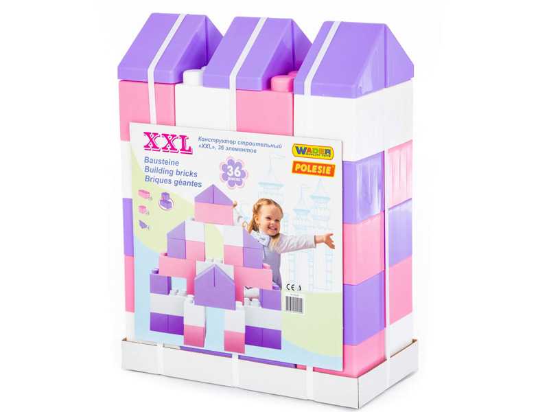 Донецк игрушка оптом Конструктор строительный "XXL" 36 эл. (v2)