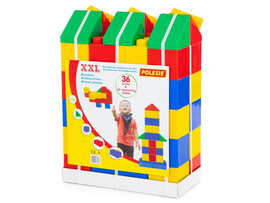 Конструктор строительный "XXL" 36 элементов + соединитель 30 эл. доставка оптом в Донецк