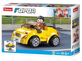 Конструктор Sluban "Спортивный автомобиль" 85 дет., 19*14 см в кор. M38-B0900