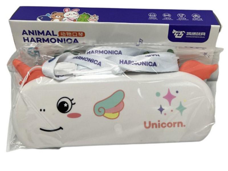 Губная гармошка "Единорог" 18*9 см в пак. 3008966