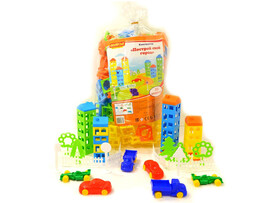 Конструктор "Построй свой город" 328 эл. в пакете доставка оптом в Донецк