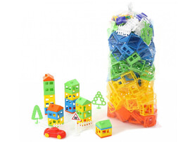 Конструктор "Построй свой город" 224 эл. в пакете доставка оптом в Донецк