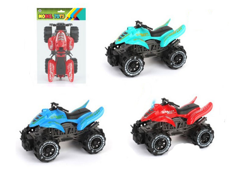 Квадроцикл инерц. 11х19 см, свет., звук, 3 цв. микс, в пак. 3053521