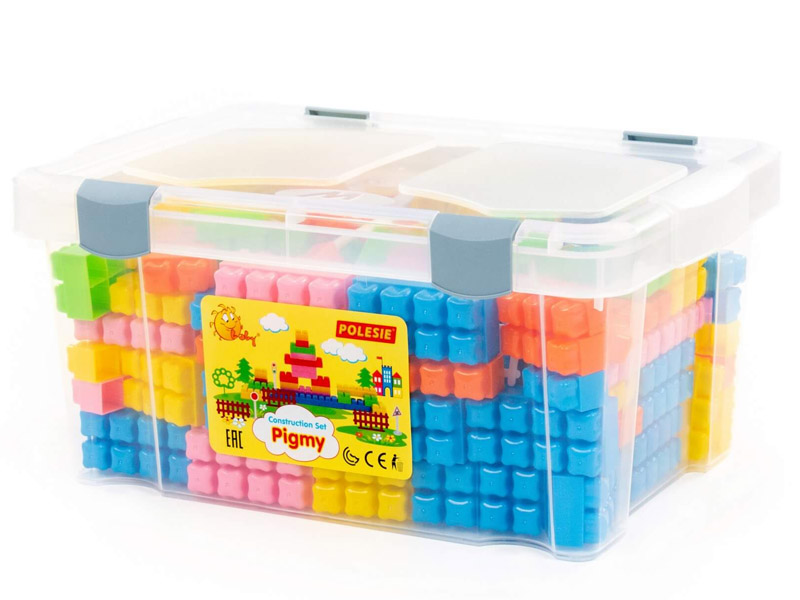 Донецк игрушка оптом Конструктор "Малютка" 182 эл.  в контейнере