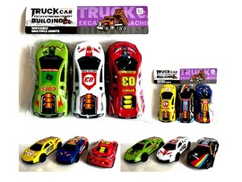 Набор машинок "Гоночные" 3 шт., 29*26 см в пак. 3004744