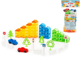 Конструктор "Построй свой город" 92 эл. в пакете доставка оптом в Донецк
