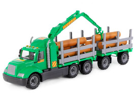 Автомобиль-лесовоз "Майк" с прицепом в сеточке доставка оптом в Донецк