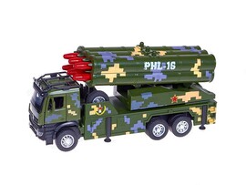 Машина металл. "BeBoy" Ракетная установка 20 см, инерц., свет, звук, подв. эл., в кор. IT110897