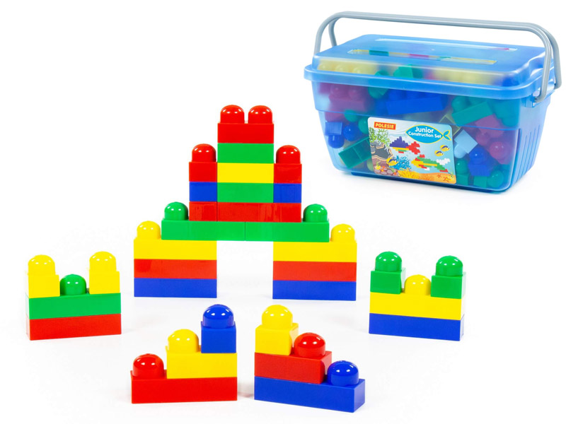 Донецк игрушка оптом Конструктор "Юниор" 114 эл. в контейнере