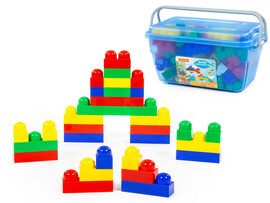 Конструктор "Юниор" 114 эл. в контейнере доставка оптом в Донецк