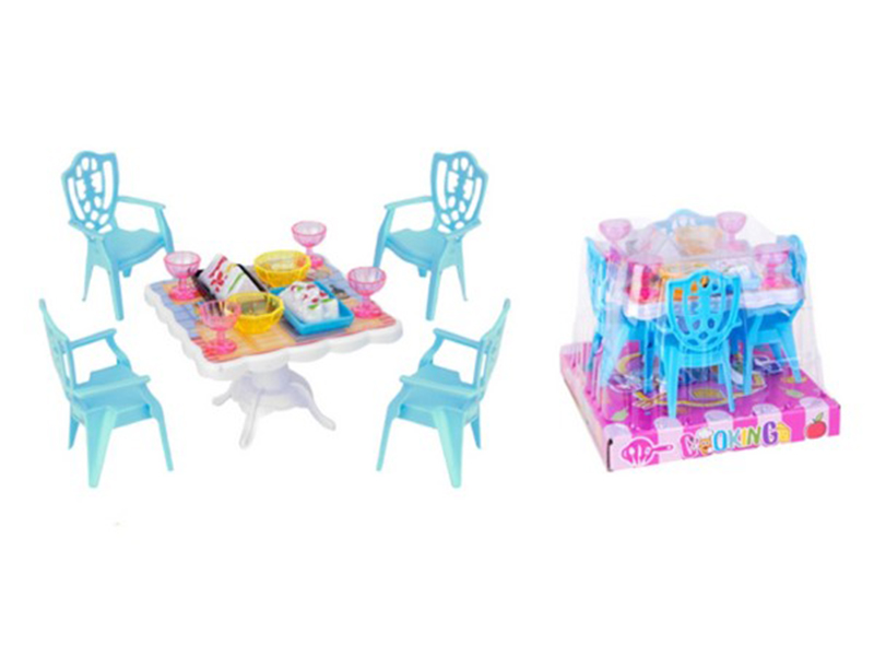 Набор "Кухня" 15 предм., мебель, посуда, слюда. 2921220