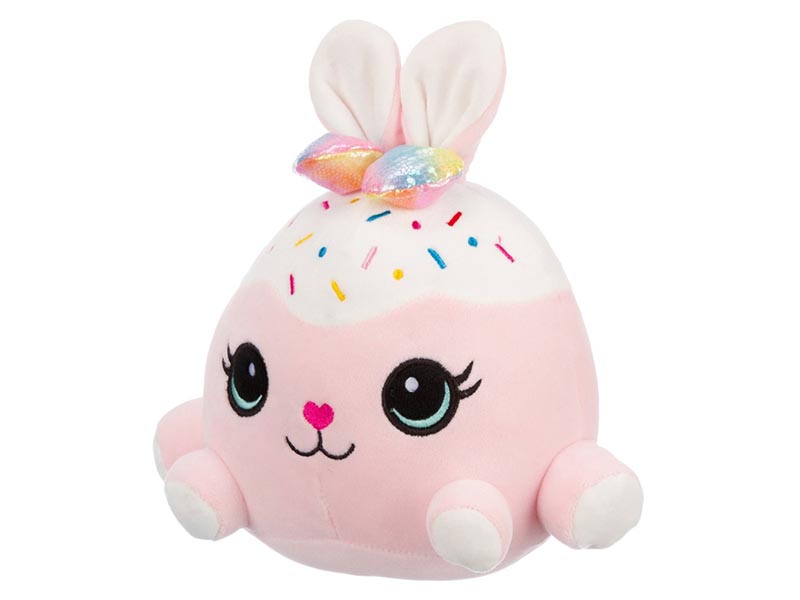 Мягкая игр. Зайчик розовый 16 см в пак. Relana. RL24206-16