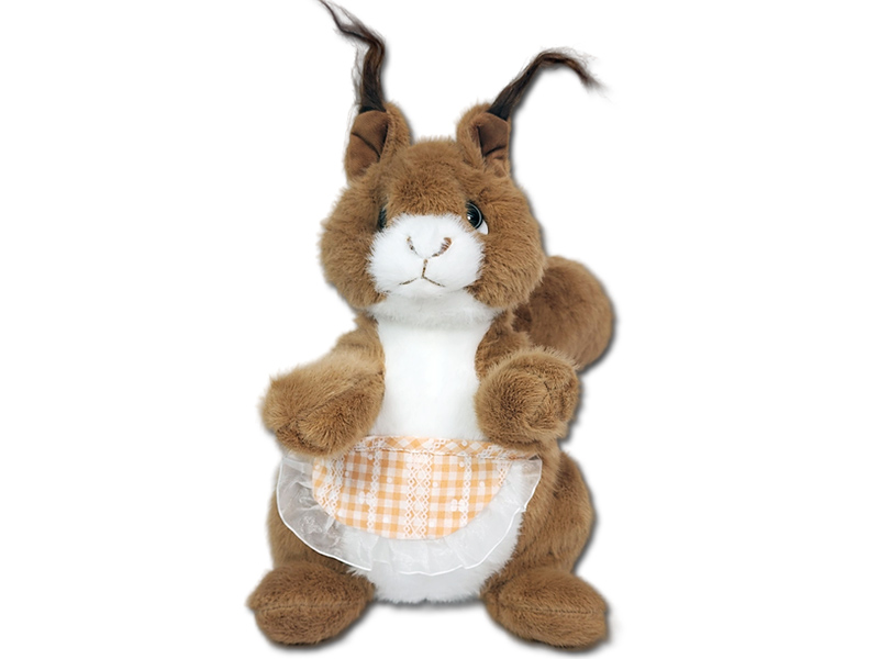 Донецк игрушка оптом Белка мех с фартуком 1280-25/25