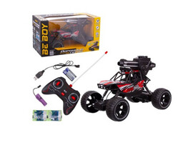 Внедорожник на р/у 38 см (стреляет гидрогел. пулями, свет, амортиз., USB, аккум.) красный в кор. IT108821 доставка оптом в Донецк