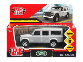 Технопарк. Машина «Land Rover Defender» металл. инерц. 12 см (открыв. двери, багажник) серебристый доставка оптом в Донецк