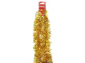 Мишура "Новогодняя" 2 м, диам. 7 см, желтый. НУ-5471