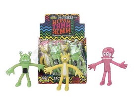 Антистресс-тянучка "Пришелец" 13 см, микс, в пак. SG-01-RU