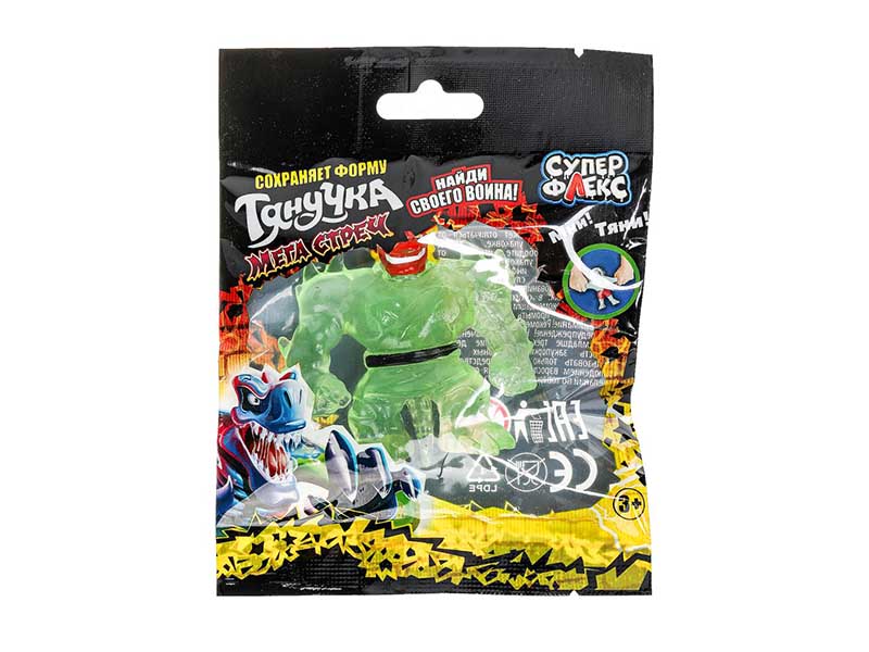 Антистресс-тянучка "Монстр" 6.5 см, зеленый, в пак. ZY1405074-6-RU