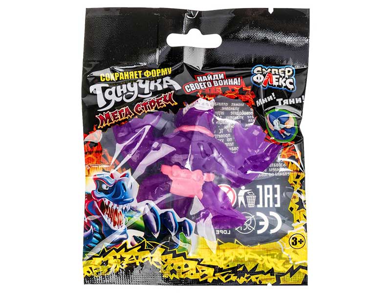 Антистресс-тянучка "Монстр" 6.5 см, фиолетовый, в пак. ZY1405074-3-RU